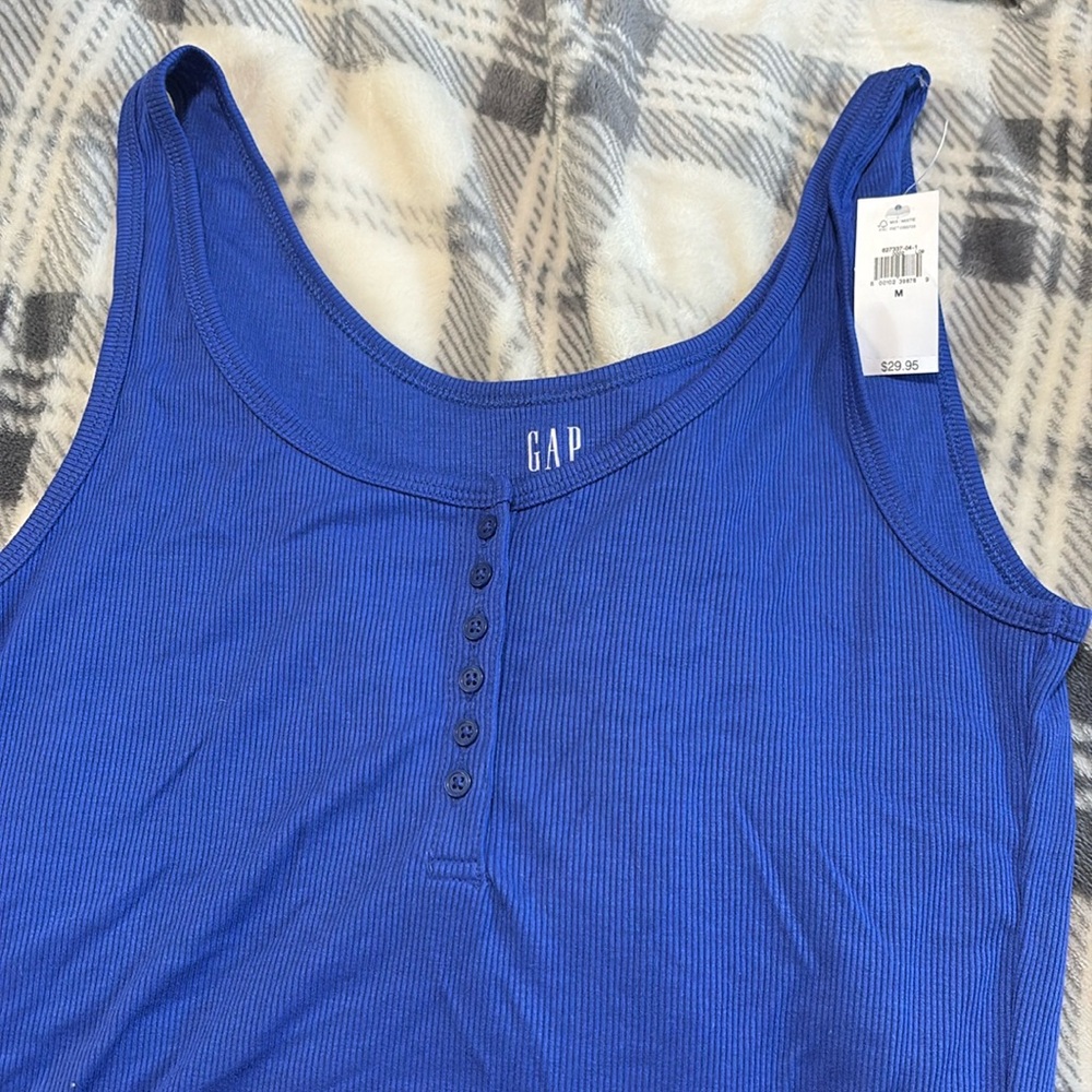 Blue tank top